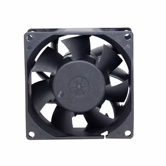 뜨거운 판매 순수 구리 와이어 4 전선 PWM 8038 DC 팬 산업 제어 장비 5V 12V 24V 방수 IP67 냉각 팬